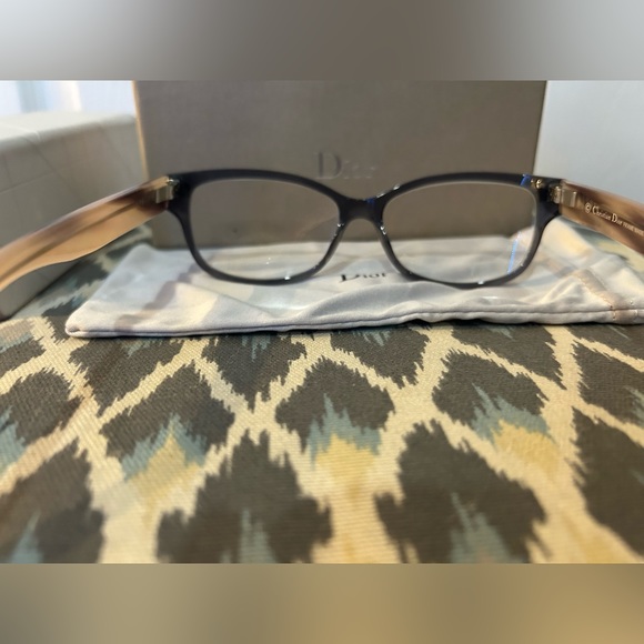 EUC Christian Dior prescription eyeglass frames CD3179 HV2 purple gray pink tan - Picture 3 of 10